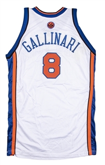 2008-09 Danilo Gallinari Game Used New York Knicks Home Jersey (MEARS A10)